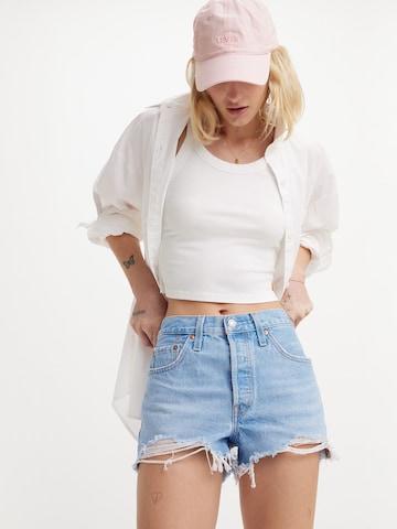 LEVI'S ® Обычный Джинсы '501® Original Shorts' в Синий: спереди