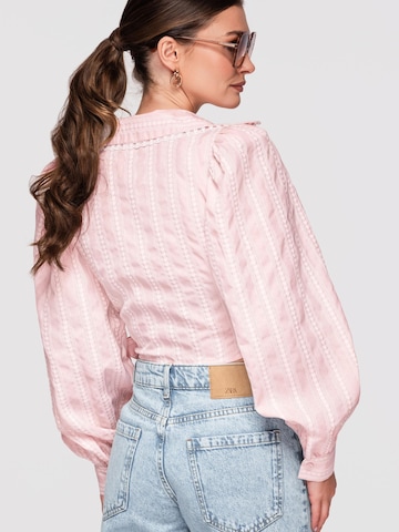 Ombre Bluse‌‌‌‌ in Pink