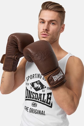 LONSDALE Sporthandschoenen 'VINTAGE  BAG GLOVES' in Bruin