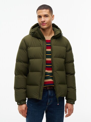 Giacca invernale di TOMMY HILFIGER in verde: frontale