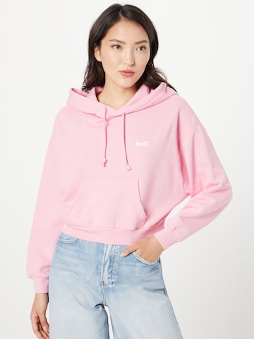 LEVI'S ® Sweatshirt 'Laundry Day Sweatshirt' in Roze: voorkant