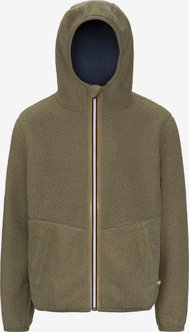 K-Way Winterjacke in Grün: Vorderseite