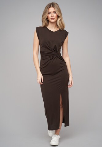 Cloud5ive Dress in Brown: front