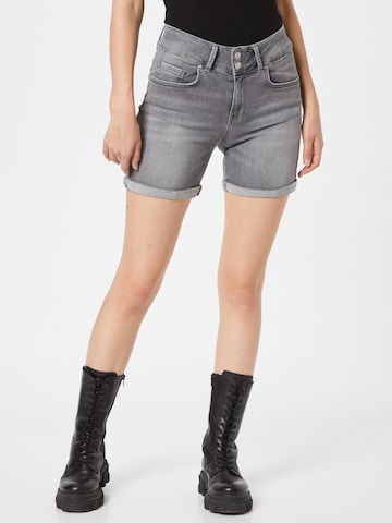 Coupe slim Pantalon 'BECKY' LTB en gris : devant