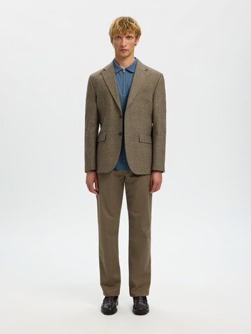 T-Shirt 'SLHFave' SELECTED en bleu