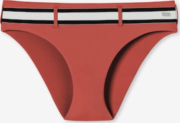 SCHIESSER Bikinihose ' Aqua Californian Dream ' in Rot: predná strana