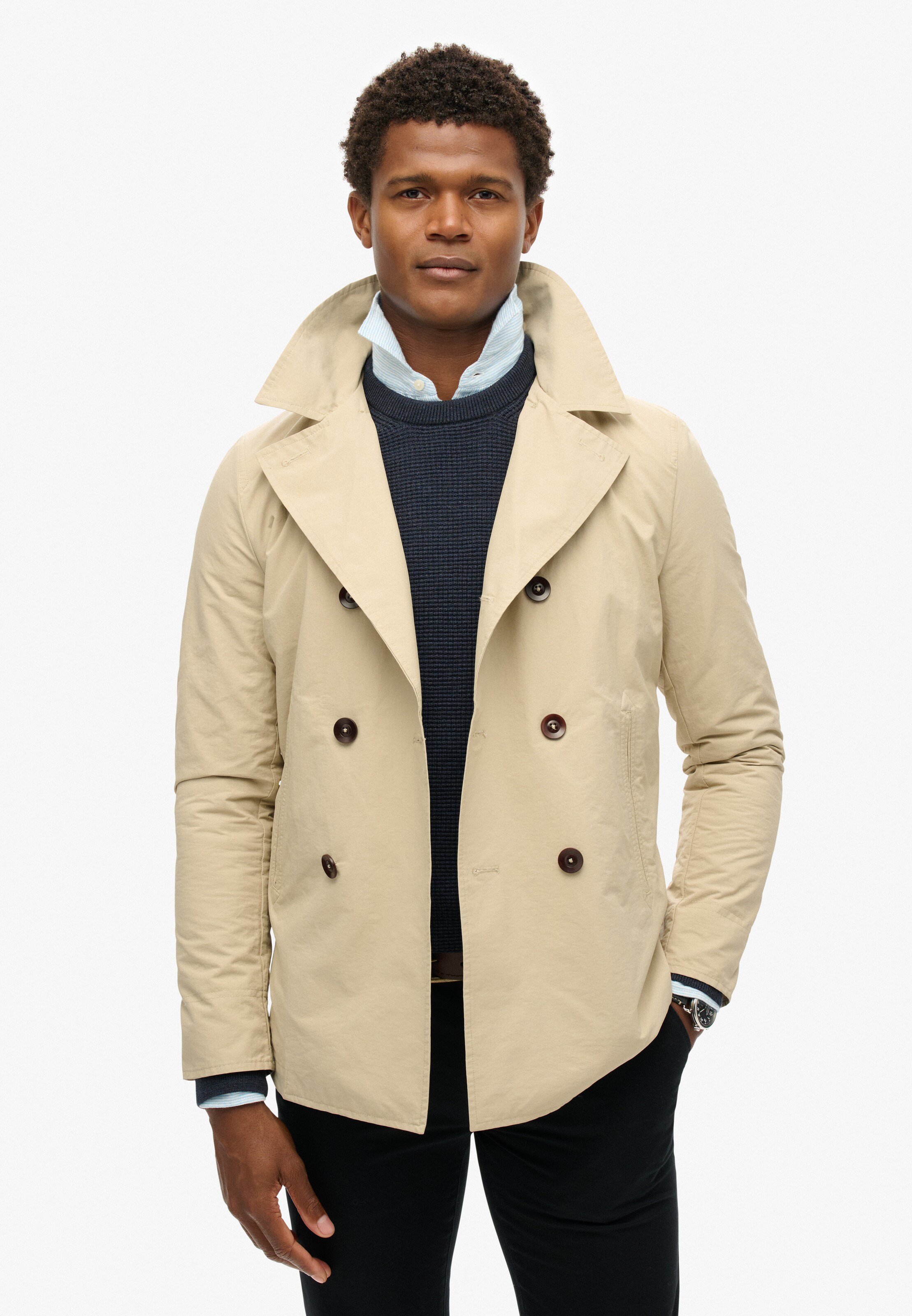 Superdry Mantel in Beige