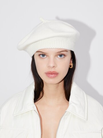 Bonnet 'Ayana' LeGer by Lena Gercke en blanc : devant