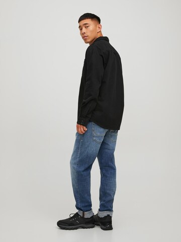 Coupe regular Chemise 'Jeff' JACK & JONES en noir