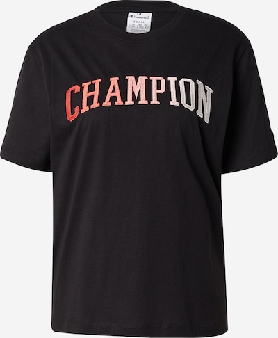 Champion Authentic Athletic Apparel T-shirt en beige / rose / rouge / noir, Vue avec produit