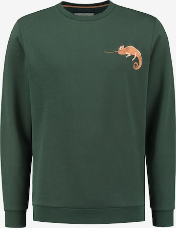 Shiwi Sweatshirt 'Cameleon' in Green: front