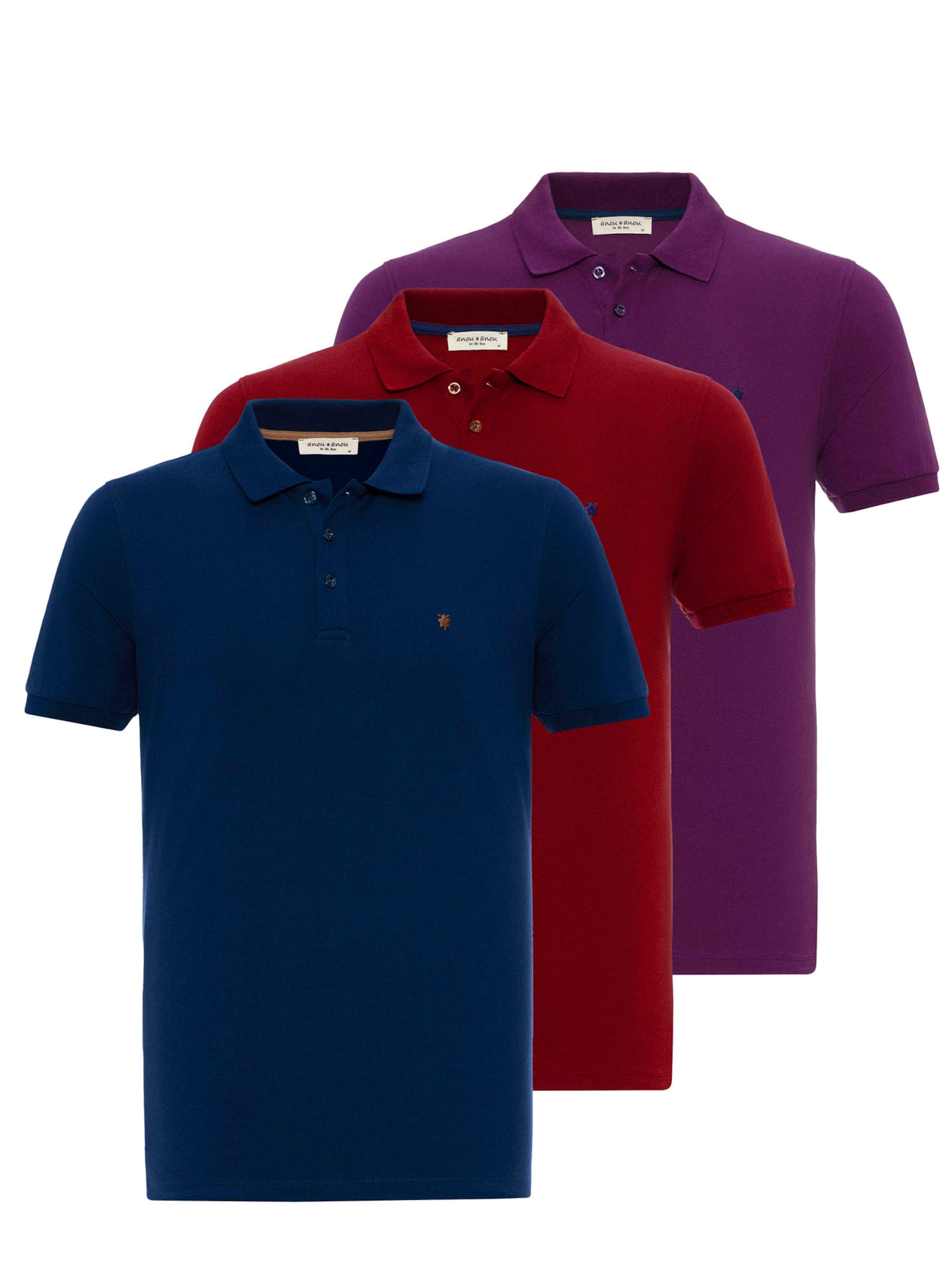 Anou Anou Tričko - Modrá: predná strana