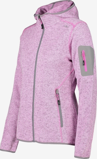 CMP Fleecejacke in grau / pinkmeliert, Produktansicht