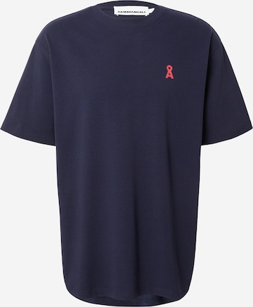 T-Shirt 'MAARKOS CHANGES' ARMEDANGELS en bleu : devant