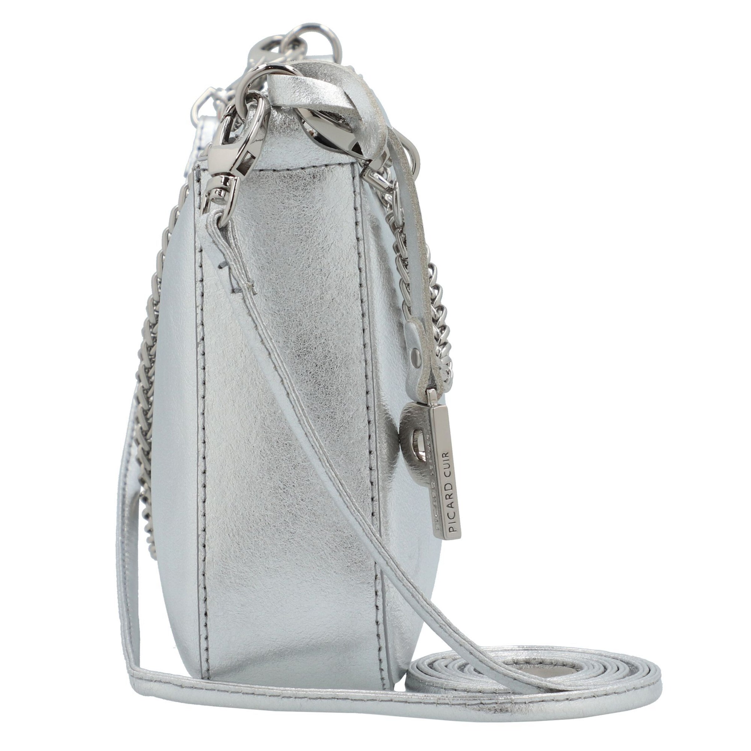 Picard Schultertasche 'Auguri' in Silber