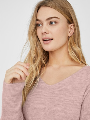 VERO MODA Sweater 'Lefile' in Pink