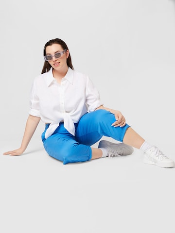 Persona by Marina Rinaldi regular Παντελόνι τσίνο 'RAMETTO' σε μπλε