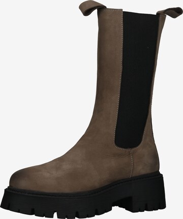 LAZAMANI Chelsea Boots in Brown: front