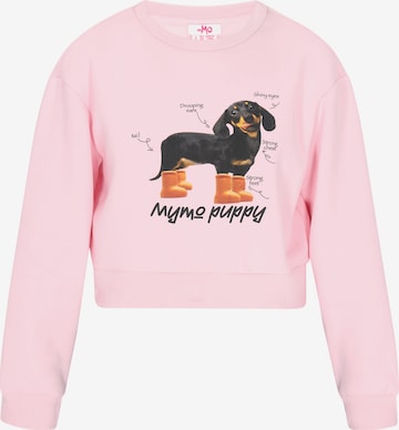 MYMO - Sweatshirt em rosa: frente