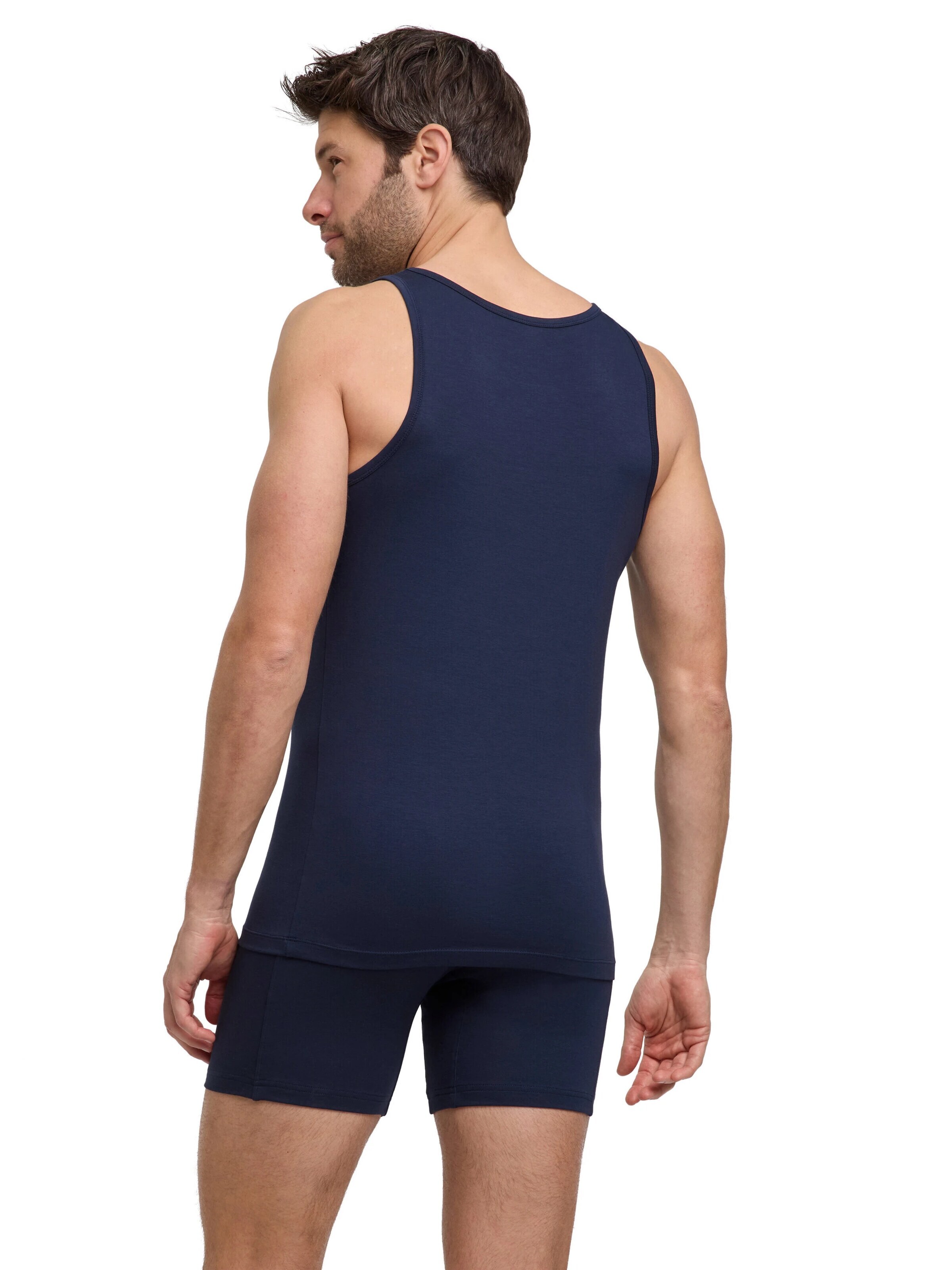 FALKE Undershirt '2-Pack' in Blue: front