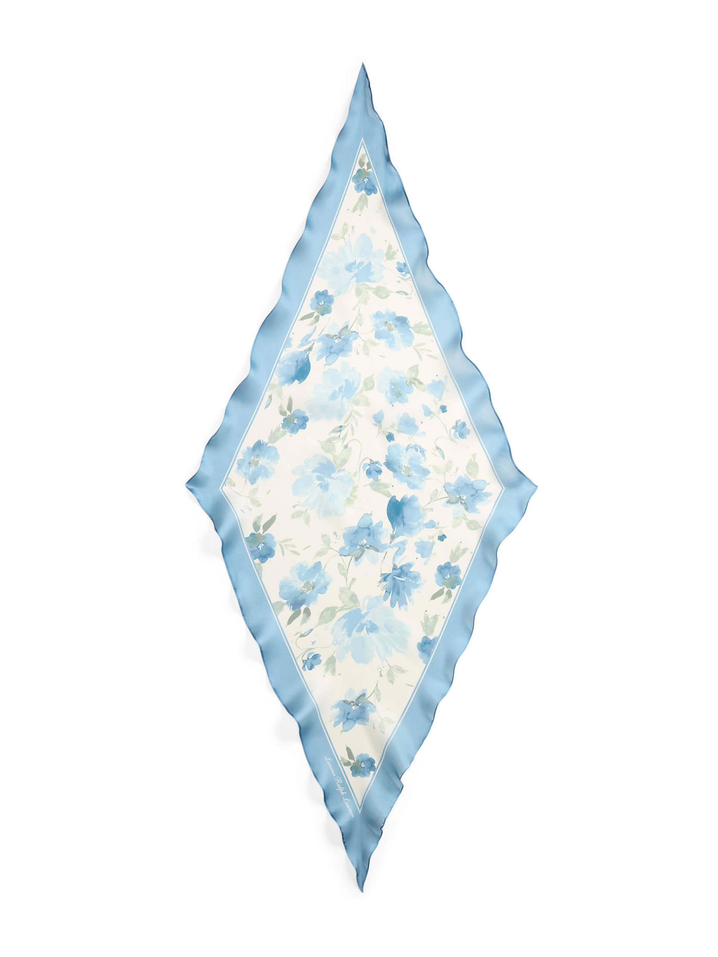 Lauren Ralph Lauren Huivi värissä sininen: etupuoli