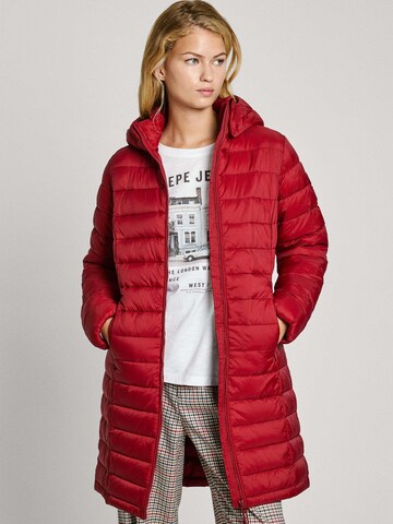 Manteau d’hiver 'AMMY' Pepe Jeans en rouge : devant