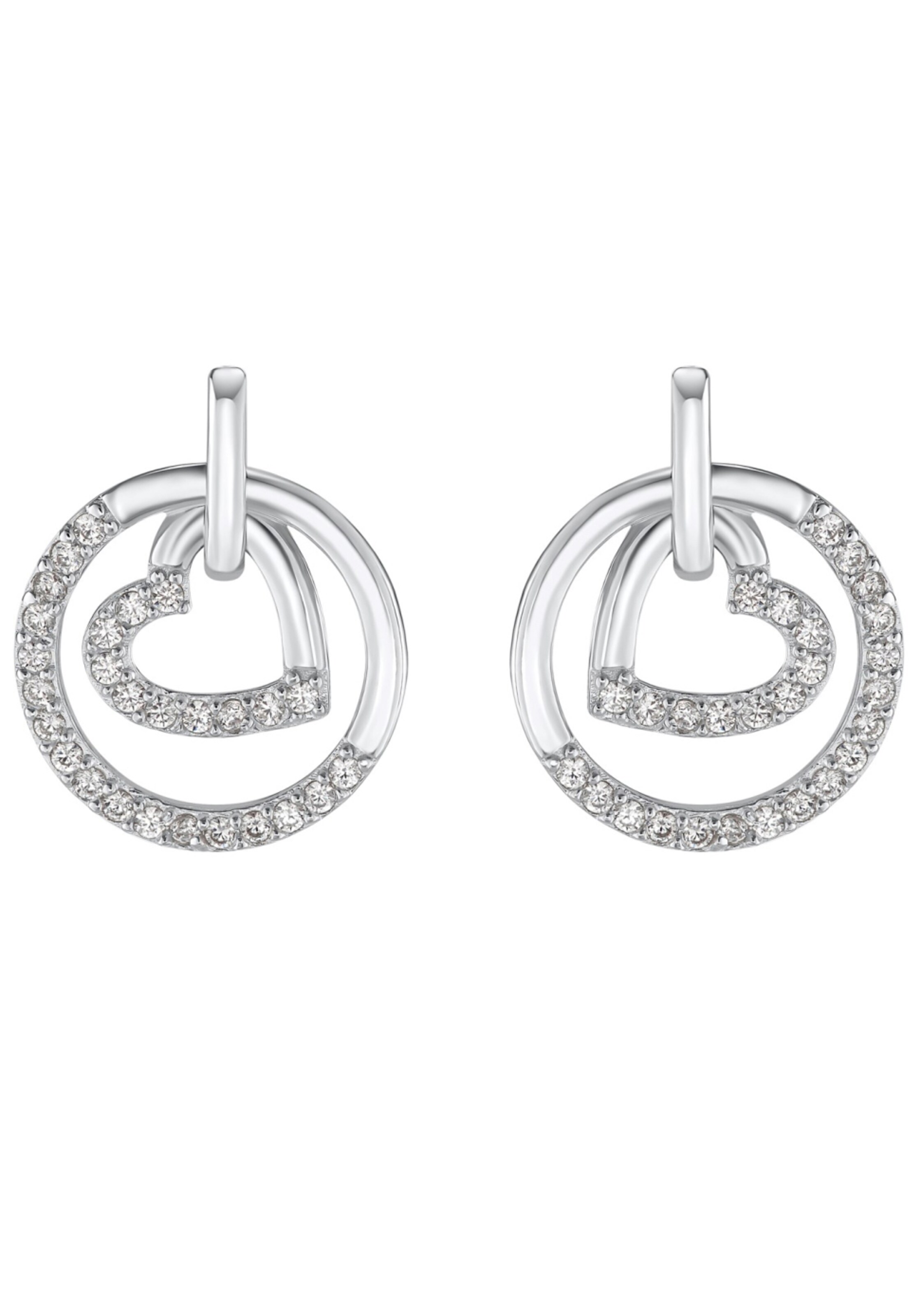 Frauen Schmuck s.Oliver Ohrringe 'Herz' in Silber - JZ79028 Frauen Schmuck s.Oliver Ohrringe 'Herz' in Silber - JZ79028