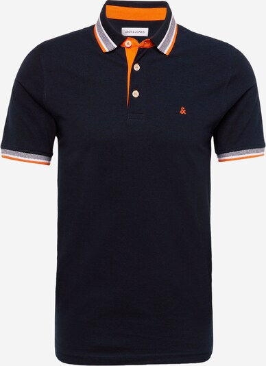 Marškinėliai 'Paulos' iš JACK & JONES, spalva – nakties mėlyna / oranžinė / balta, Prekių apžvalga