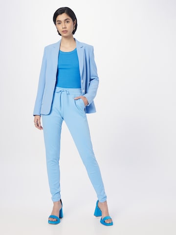 ICHI Slimfit Spodnie 'KATE' w kolorze niebieski