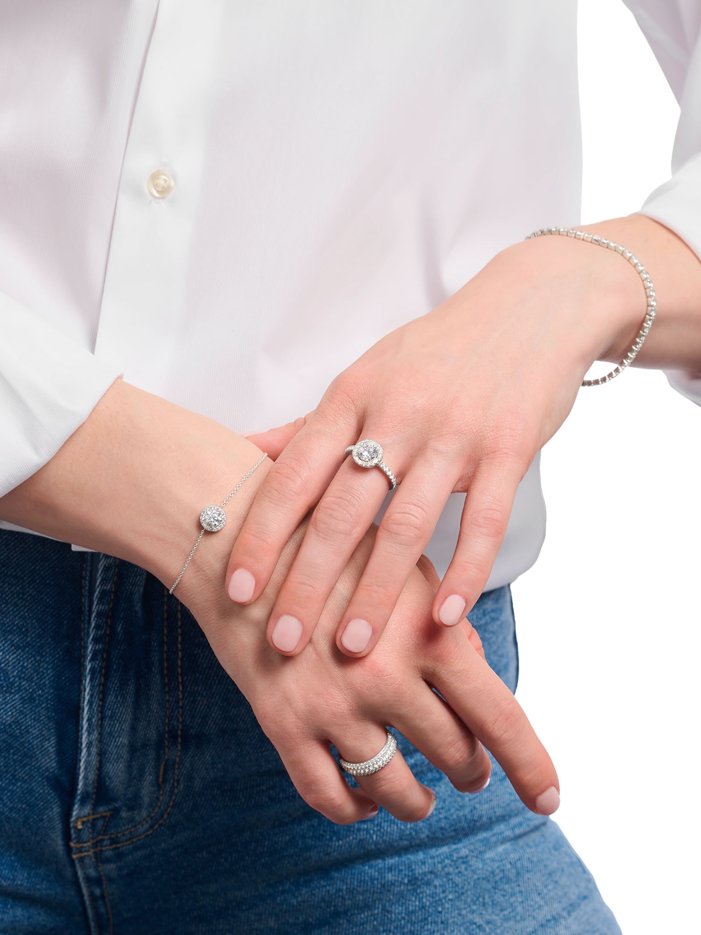 Thomas Sabo Ring in Silver: front