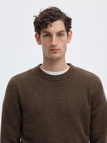 SELECTED - Jersey en marrón