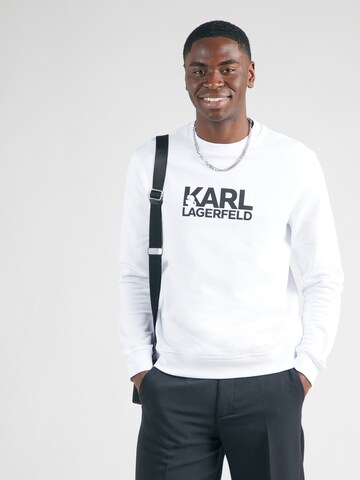 Karl Lagerfeld Sweatshirt in White: front