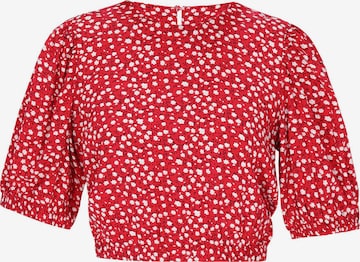 ECY - Blusa 'Fashion Look' em vermelho: frente
