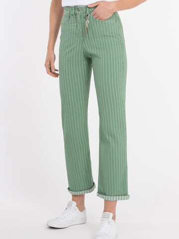 Regular Jean Recover Pants en vert : devant