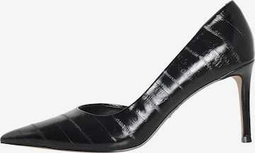 STEVE MADDEN Лодочки 'Nula' в Черный: спереди