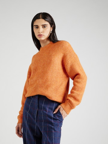 ABOUT YOU Sweater 'Cim' in Orange: front