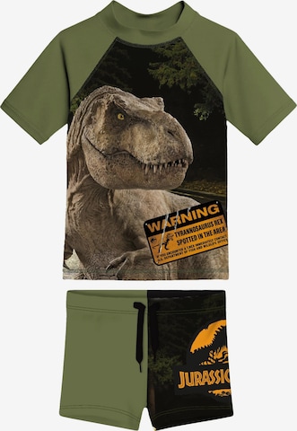 United Labels Sportbademode 'Jurassic World UV-Schutz 30' in Grün: Vorderseite