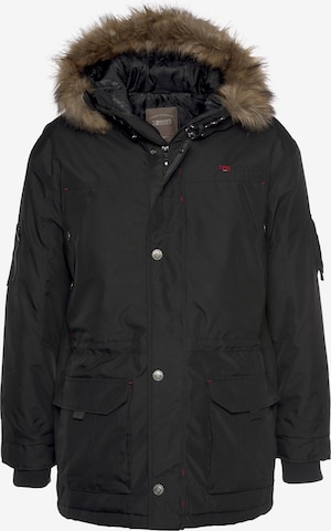 Man's World Winterparka in Schwarz: predná strana