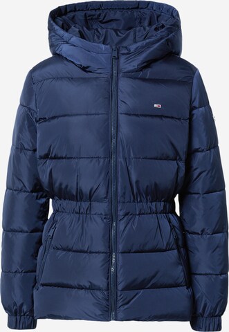 Tommy Jeans Winter Jacket in Blue: front