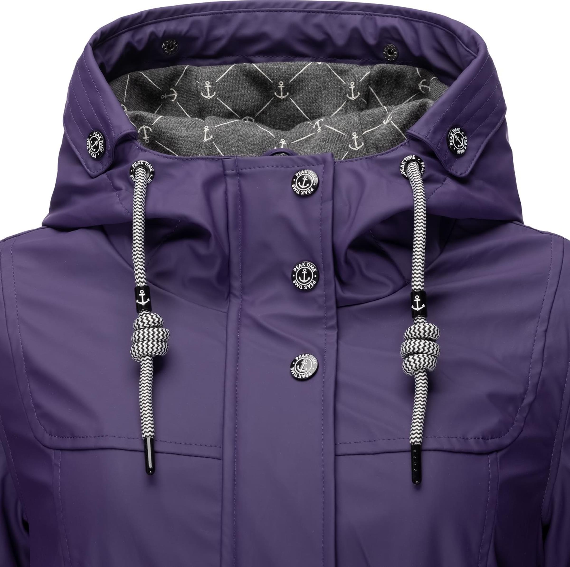 Peak Time Regenjacke 'L60042' in Lila