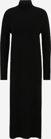 Selected Femme Tall Πλεκτό φόρεμα 'MALINE' σε μαύρο: μπροστά