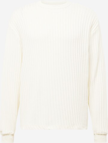 TOPMAN Sweater in White: front