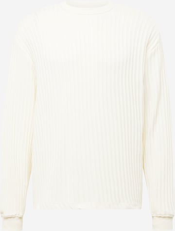 TOPMAN Sweater in White: front