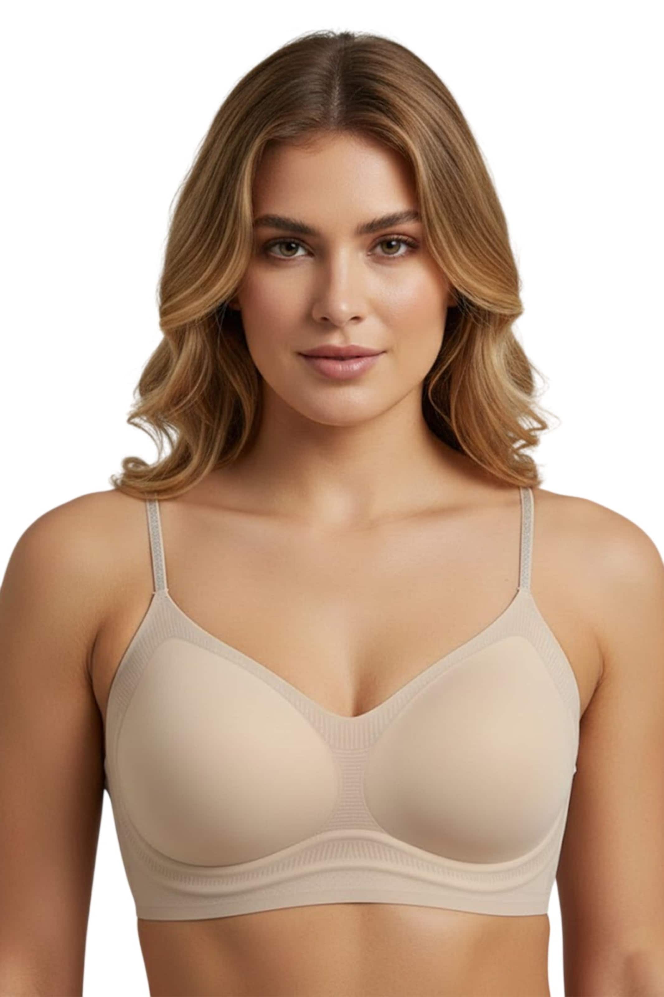 Bustier Ensemble de linge C&City en beige : devant