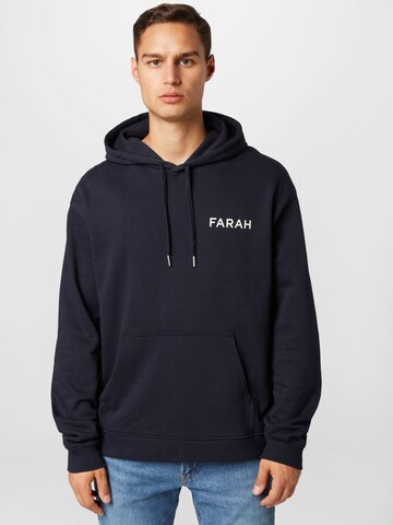 FARAH Sweatshirt 'MINNOT' in Blue: front