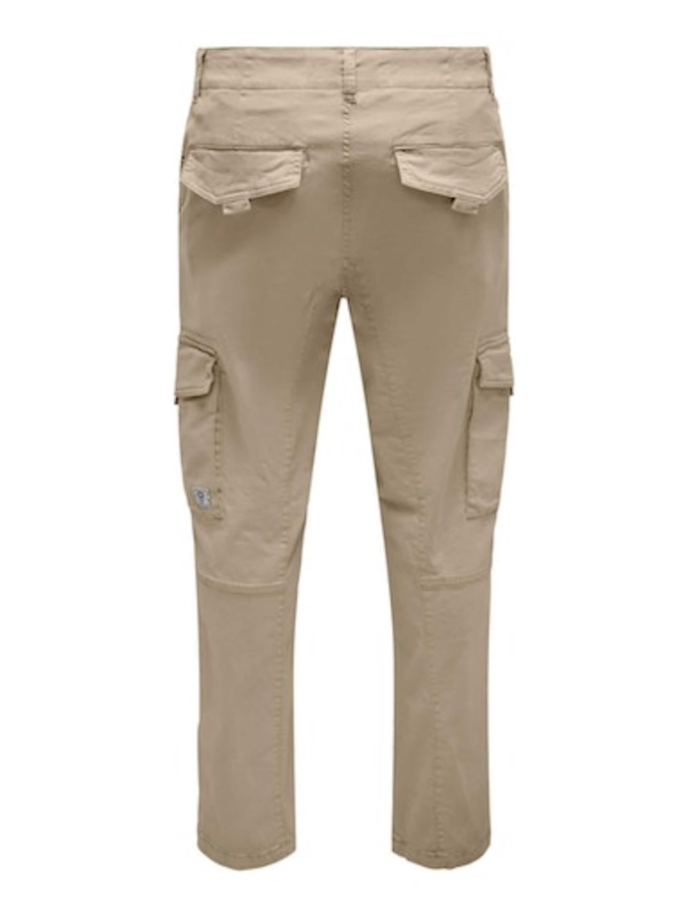 Only & Sons Конический (Tapered) Брюки-карго 'ONSDean' в Бежевый