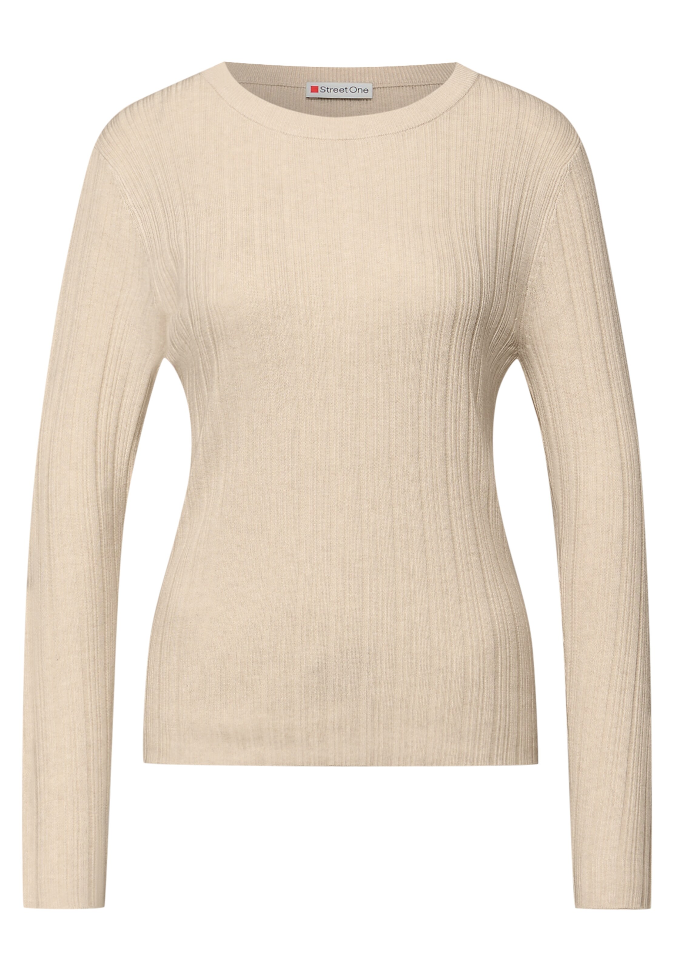 STREET ONE Pullover in Beige: Vorderseite