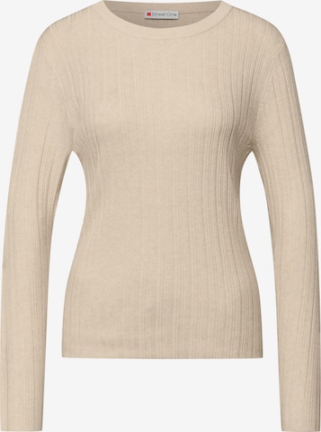 STREET ONE Pullover in Beige: Vorderseite