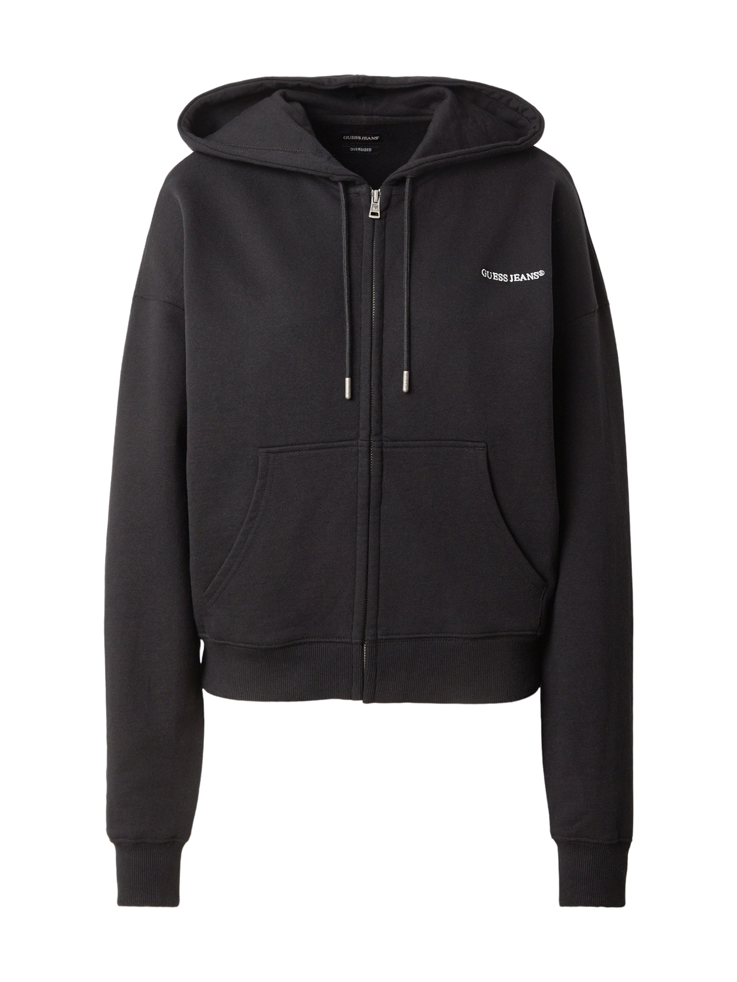 GUESS JEANS Sweat jacket in XS in Black, Item view