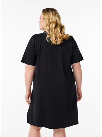 Zizzi Shirt dress 'Casila' in Black